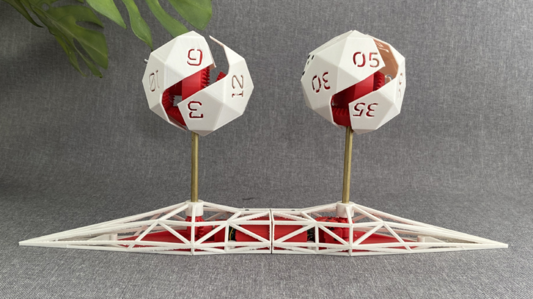 Keeping Time on Tumbling Icosahedra