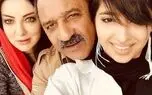 حضور دختر حمیرا ریاضی و علی اوسیوند در مراسم یادبود مادربزرگش + فیلم