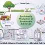 Microbes can produce adhesive materials from glucose instead of petroleum