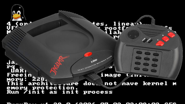 The Atari Jaguar Runs Linux