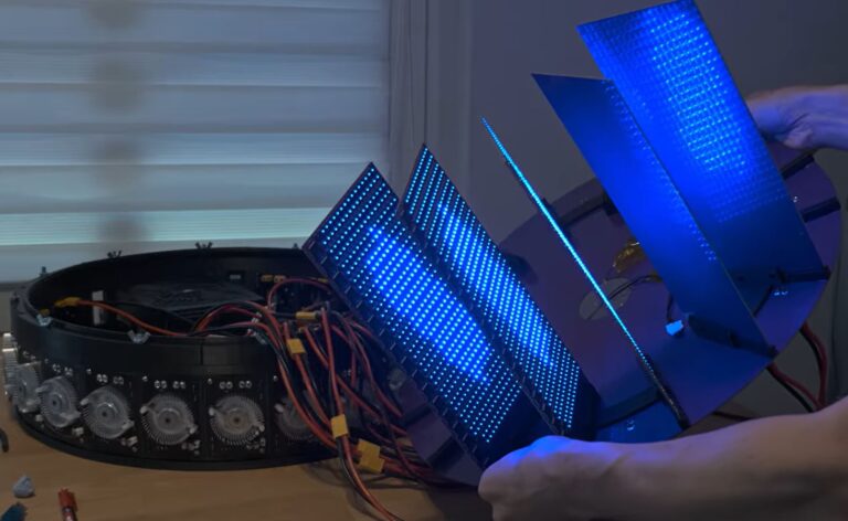 Gluing 8192 MCUs Together to Make a GPU