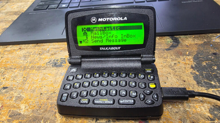 Pager Converted to Meshtastic Node