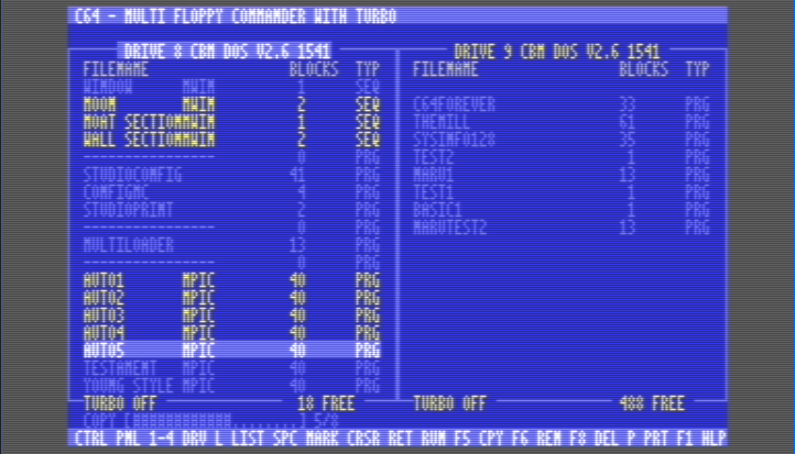 New File Manager is C64’s Answer to Norton Commander