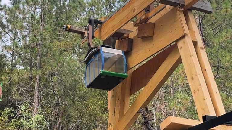 Ski Lift Removes Mice from Chicken Coop