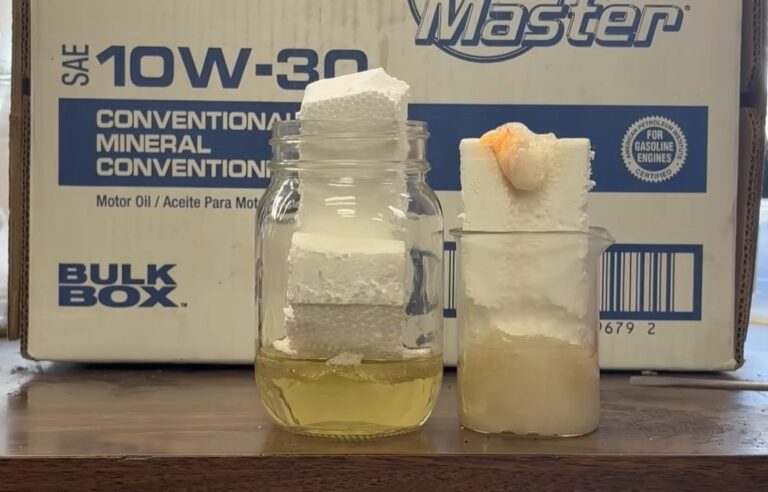 Polystyrene Foam can be Gasoline With Some Help