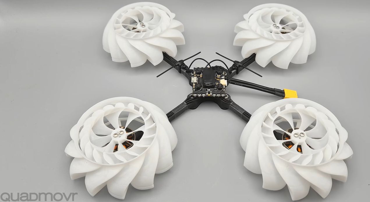 Trying a New Radial Impeller Design for Quadcopters