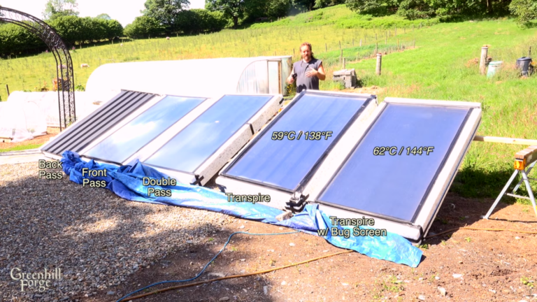 Five Solar Air Heating Methods Tested