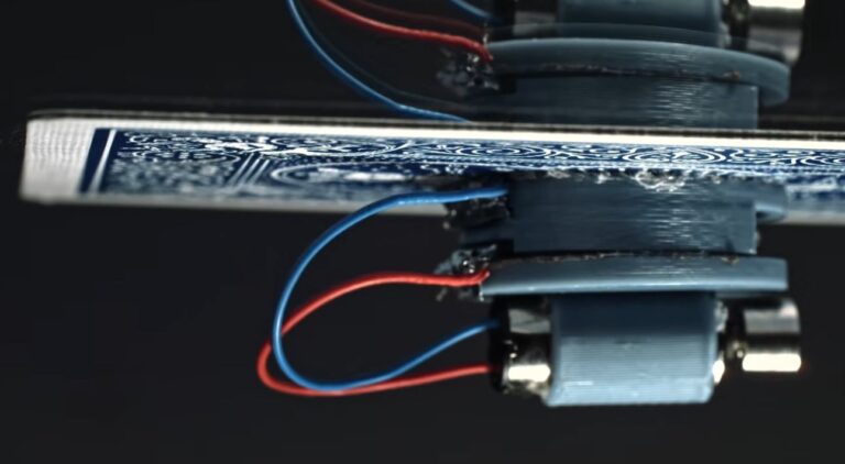 Using Vibration to Make Stuff Stick Contact-Free to Ceilings