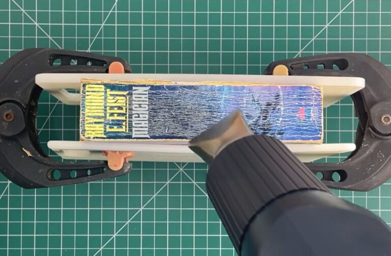 Fixing a Warped Paperback Spine With Gentle Heating