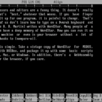 WordStar Lives Again (and Again)