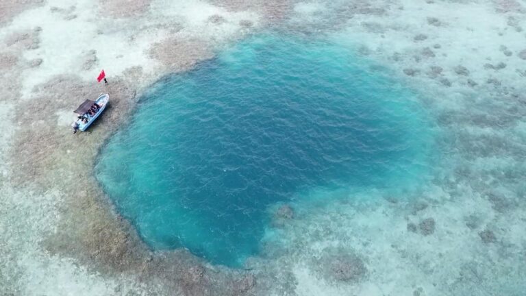 Rare coral reef blue hole found in South China Sea