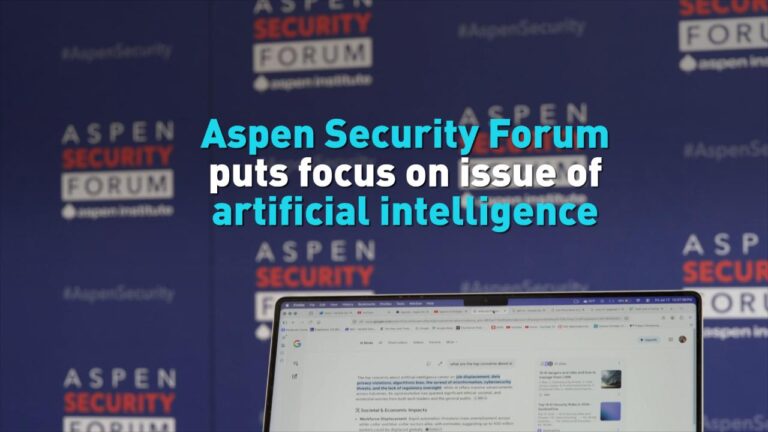 Aspen Security Forum puts focus on issue of artificial intelligence