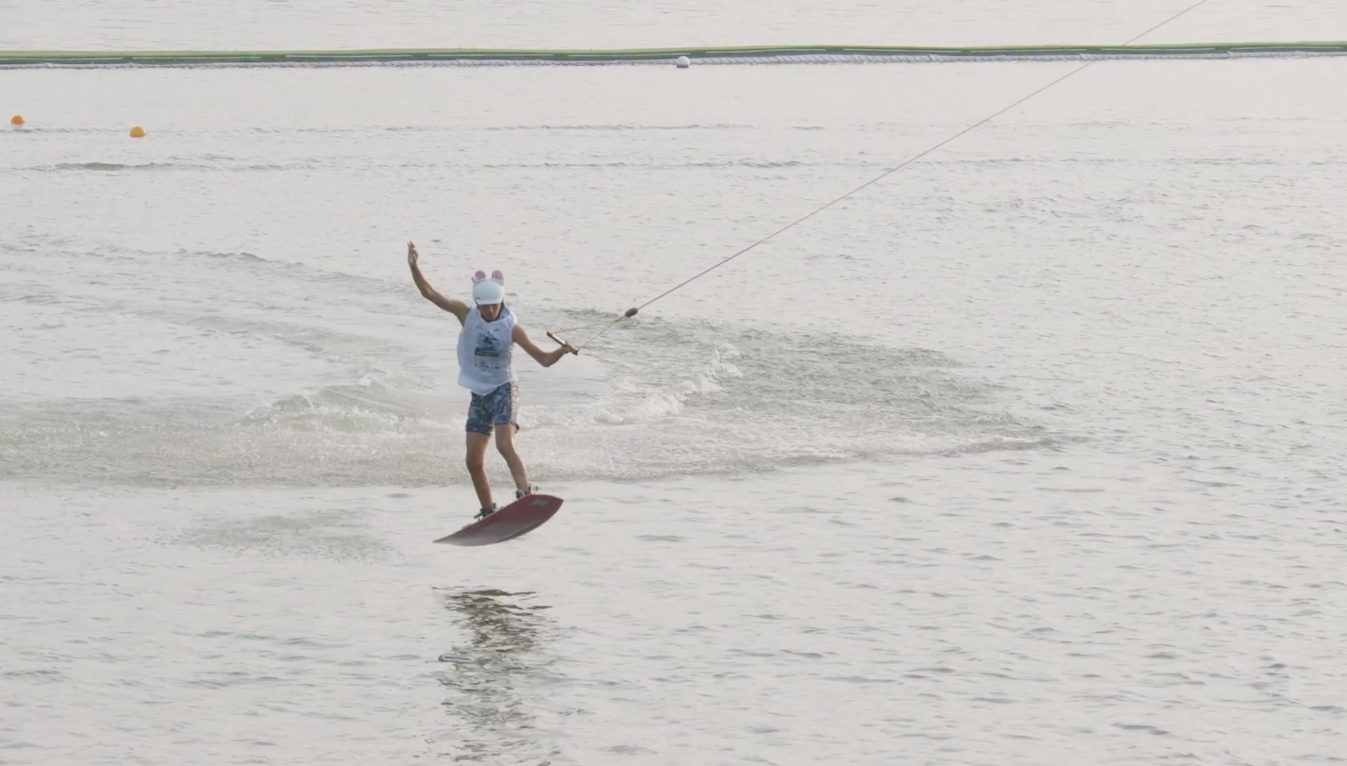 What keeps international wakeboarders coming back to China?