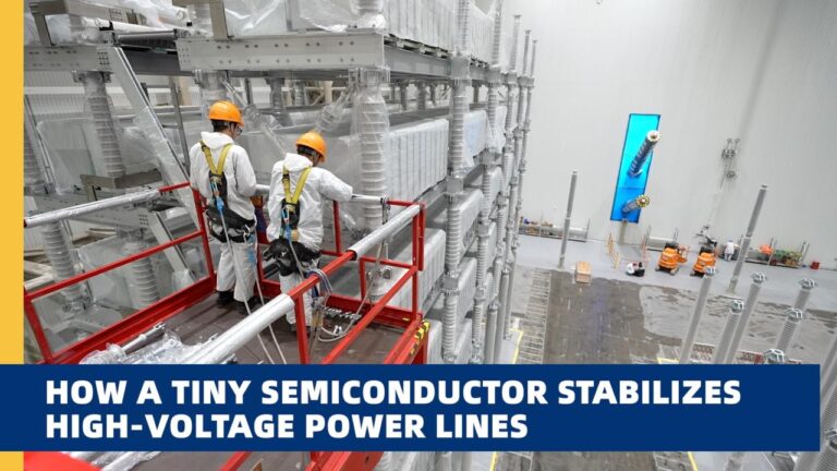 How a tiny semiconductor stabilizes high-voltage power lines