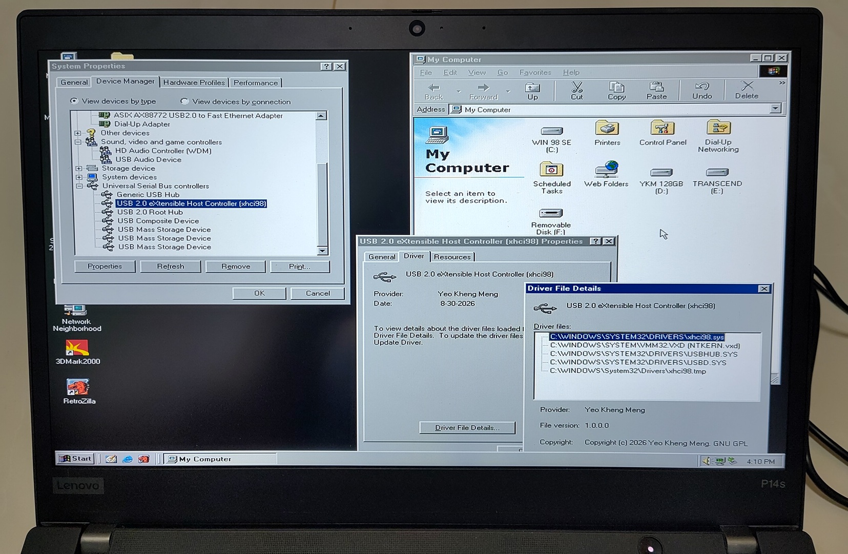 Modern USB Controllers On Win98 (and up)